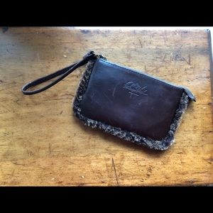 Dark Brown Patricia Nash Wristlet